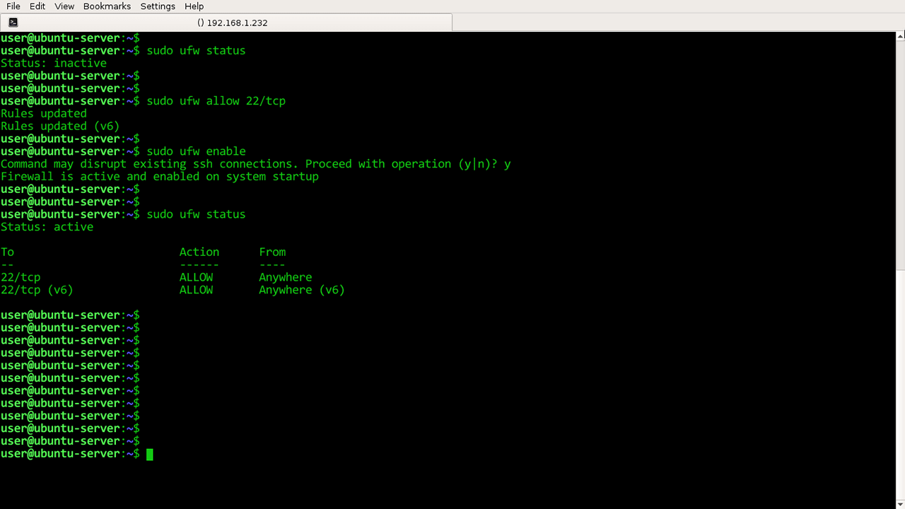 Ufw Linux防火墙设置