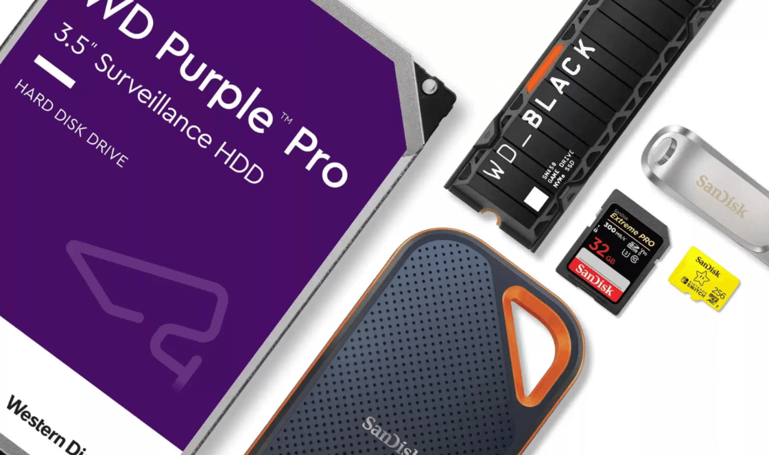 西数和闪迪的产品