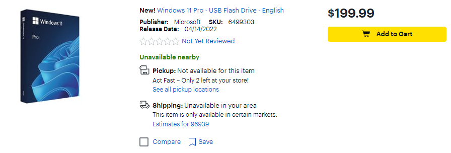 199刀的Windows系统U盘
