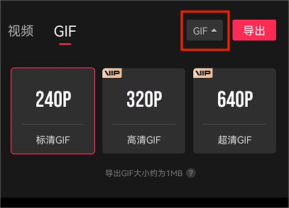 输出为动图 输出为动图