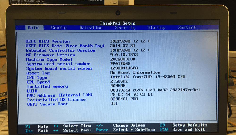 调整 BIOS 设置 调整 BIOS 设置