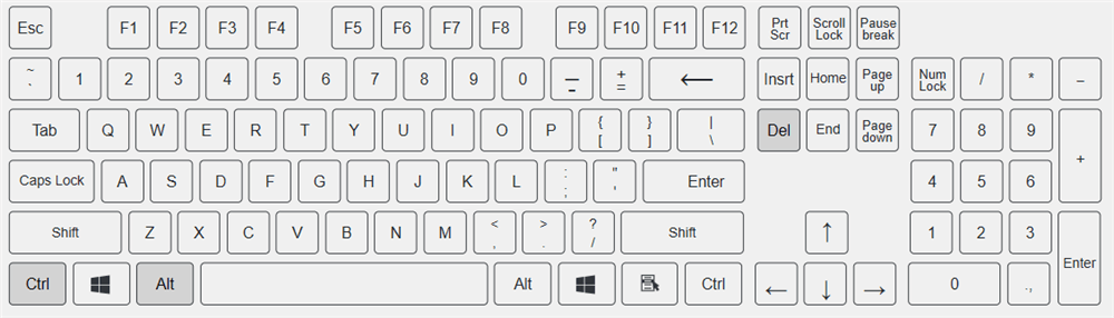 Ctrl+Alt+Del快捷键 Ctrl+Alt+Del快捷键