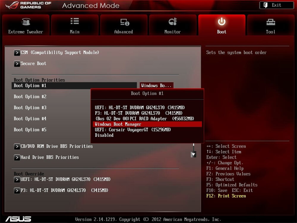 BIOS设置启动盘顺序