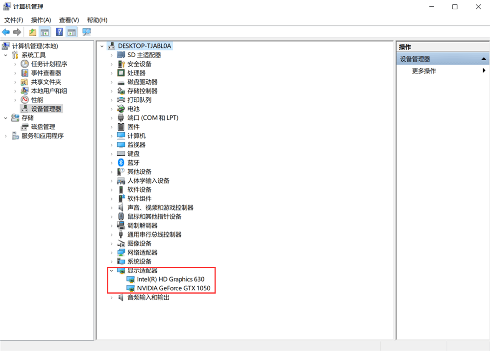 如何查看电脑是否有双显卡