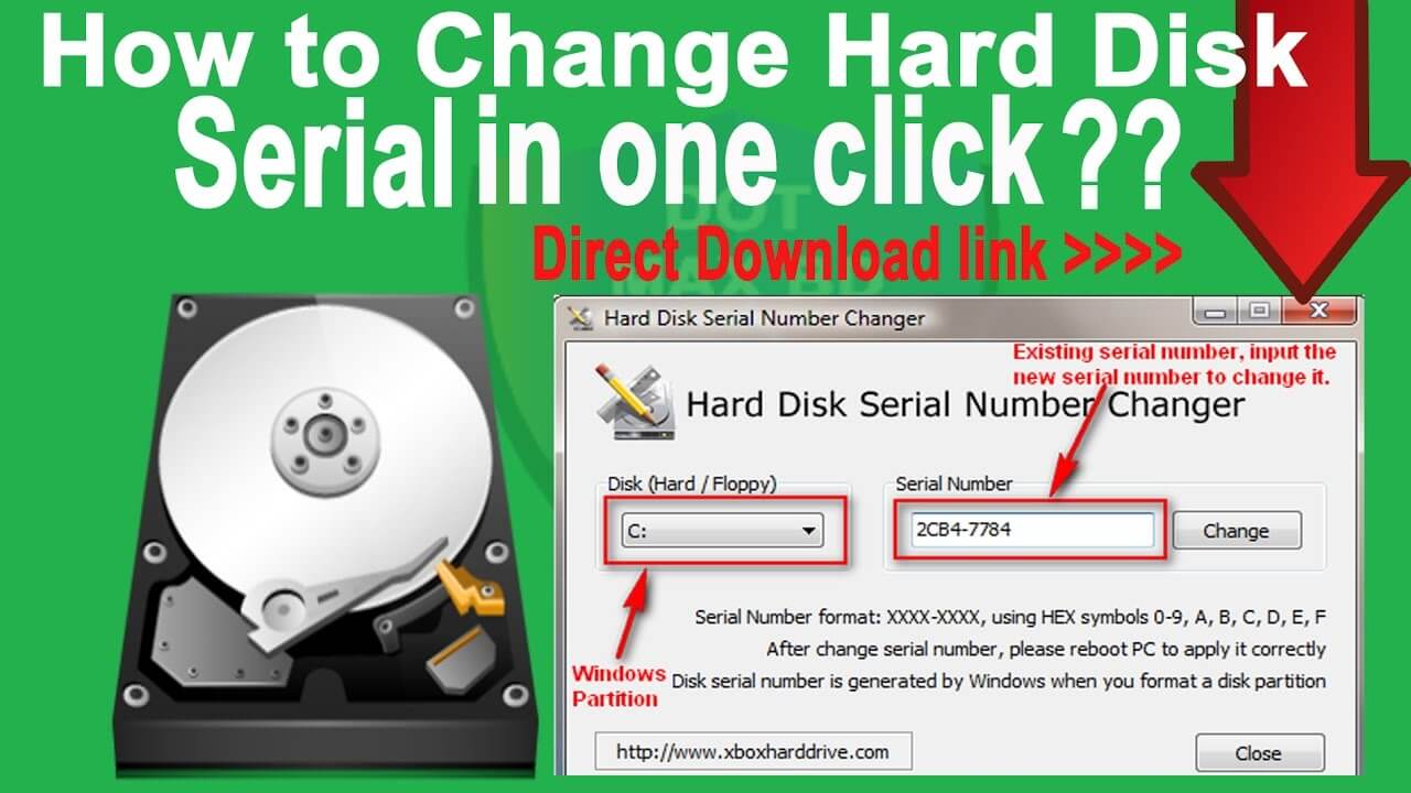 Hard Disk Serial Number Changer软件 Hard Disk Serial Number Changer软件