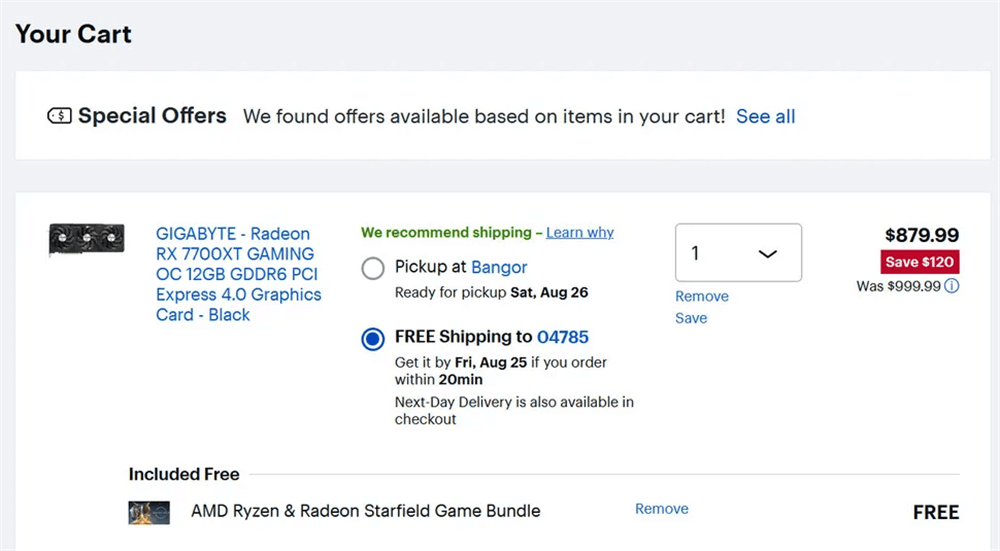 百思买泄露AMD Radeon RX 7700XT性能信息