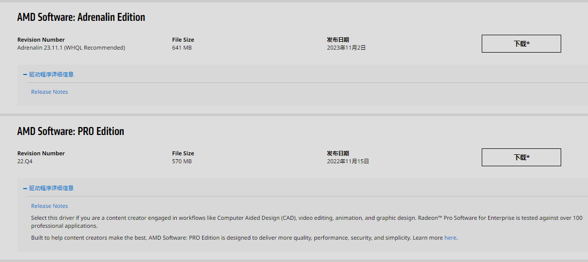 Adrenalin Edition和Pro版本的区别 Adrenalin Edition和Pro版本的区别