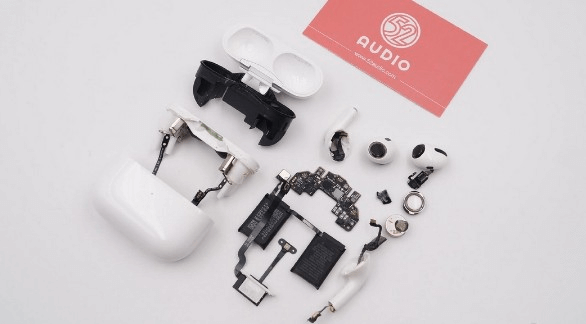 图片5.Airpods Pro拆解图(来自AUDIO) 图片5.Airpods Pro拆解图(来自AUDIO)