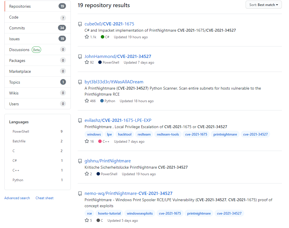 GitHub上的代码列表 GitHub上的代码列表
