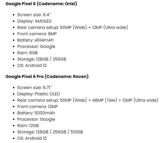 谷歌手机配置信息 谷歌手机配置信息