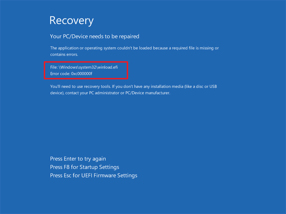 无法正常启动系统
