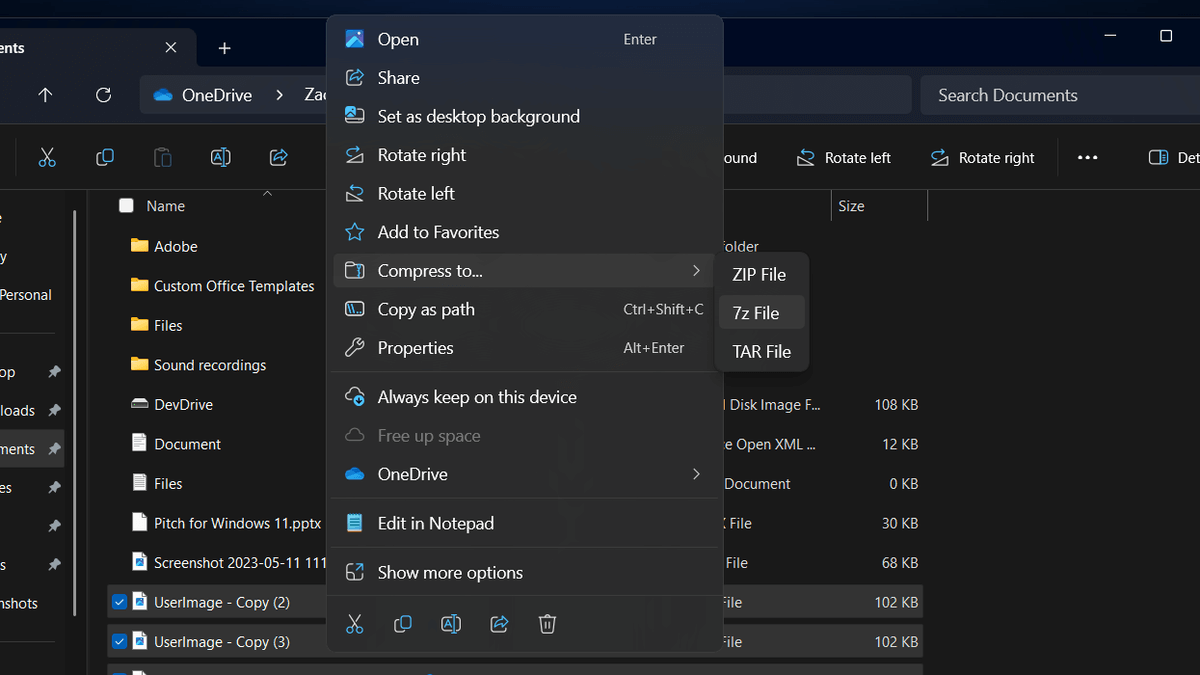 压缩方式 压缩方式