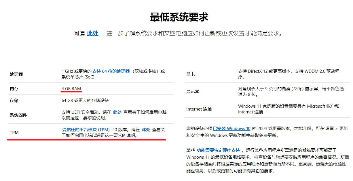 Windows11正式版系统配置