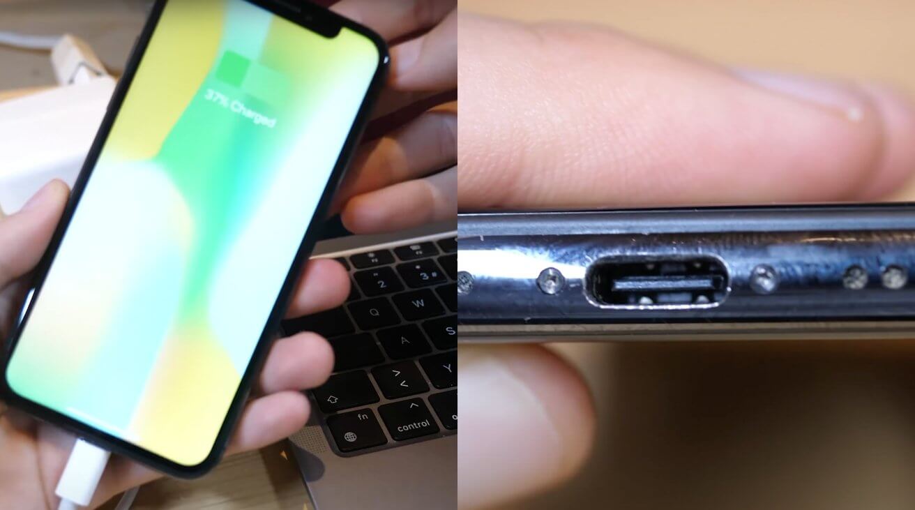 首台Type-C接口的iPhone 首台Type-C接口的iPhone