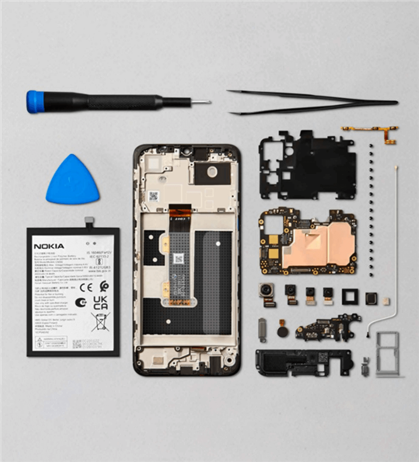 诺基亚G22零件合影 诺基亚G22零件合影