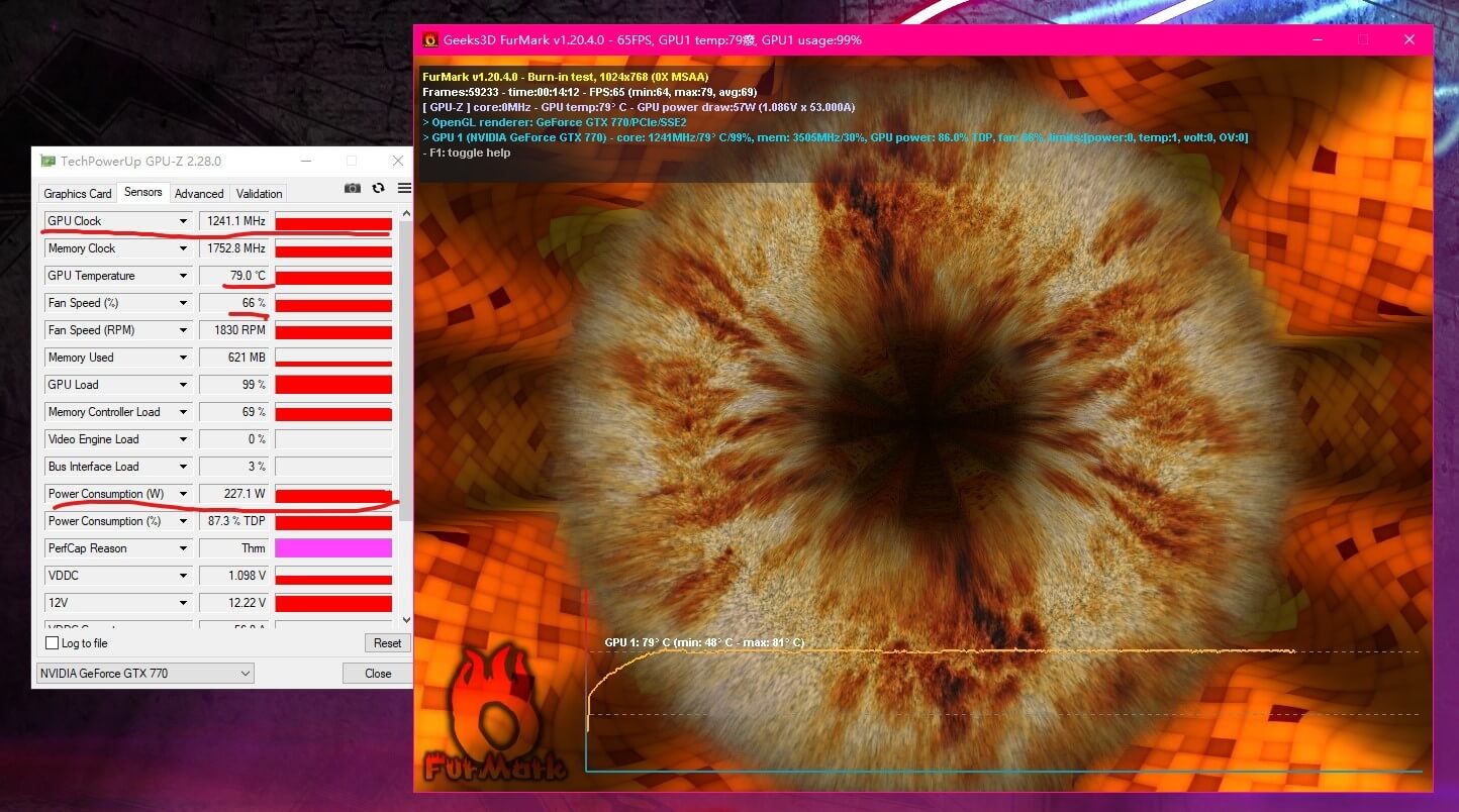 甜甜圈显卡测试