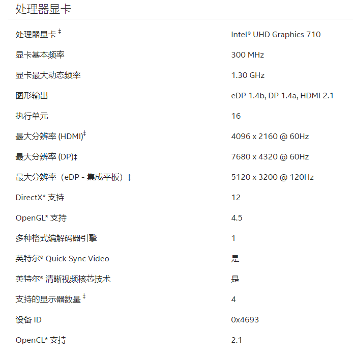 赛扬G6900处理器参数