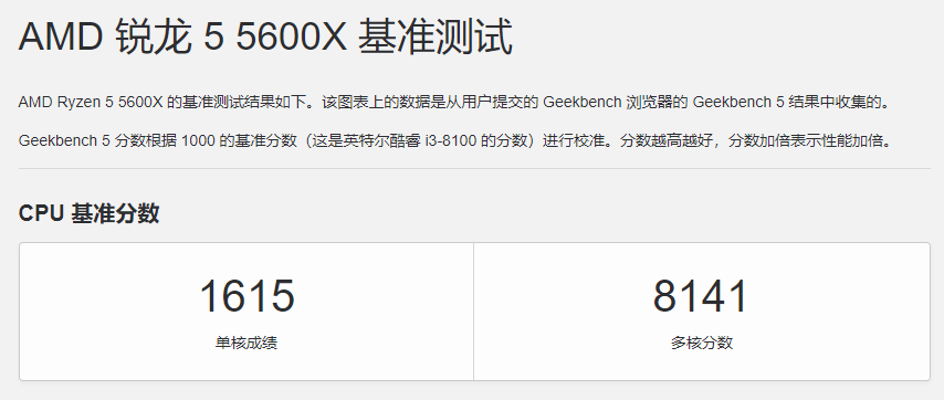 锐龙5-5600X测试 锐龙5-5600X测试