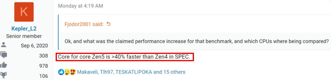 9.Zen 5相较Zen 4 单核性能提升高达40%+  来源：@Kepler_L2.jpg