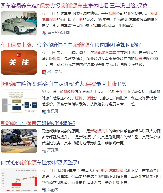 新能源汽车保险