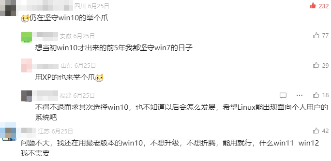 3.很多用户表示坚守Win10.jpg 3.很多用户表示坚守Win10.jpg