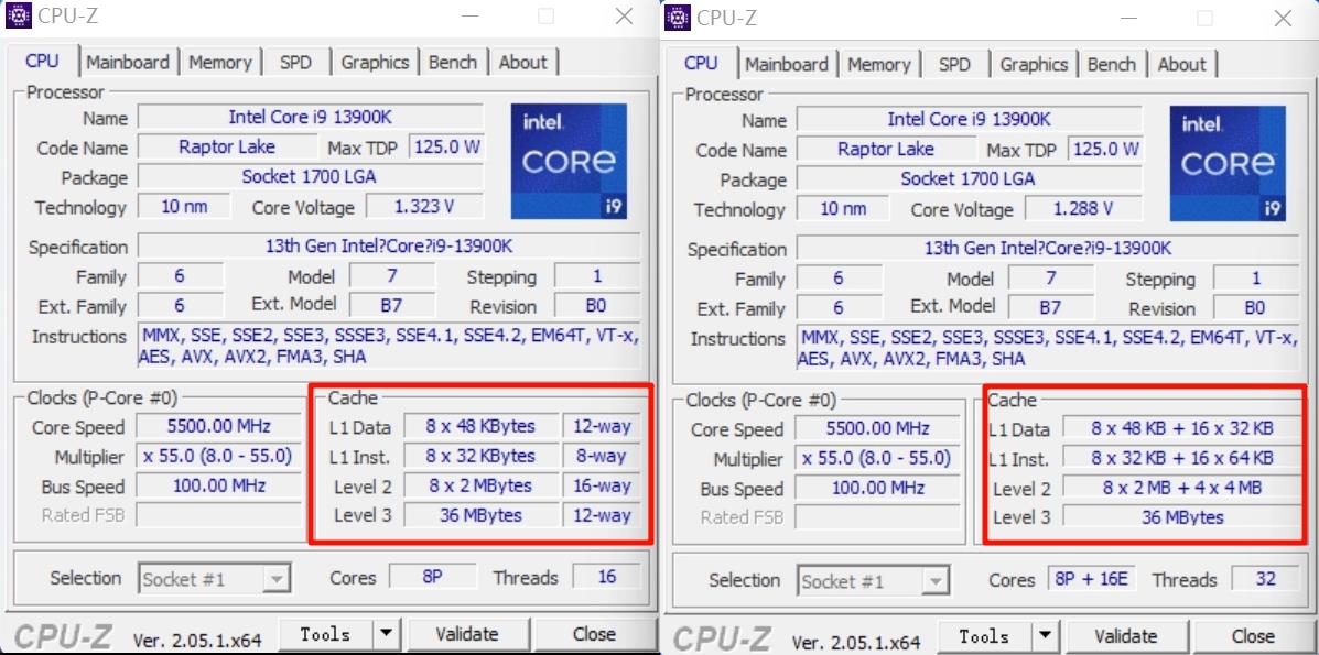 4.(BIOS关闭小核丨默认)缓存情况对比图.jpg 4.(BIOS关闭小核丨默认)缓存情况对比图.jpg