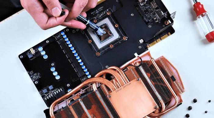 Replace the silicone grease on the graphics card.png Replace the silicone grease on the graphics card.png