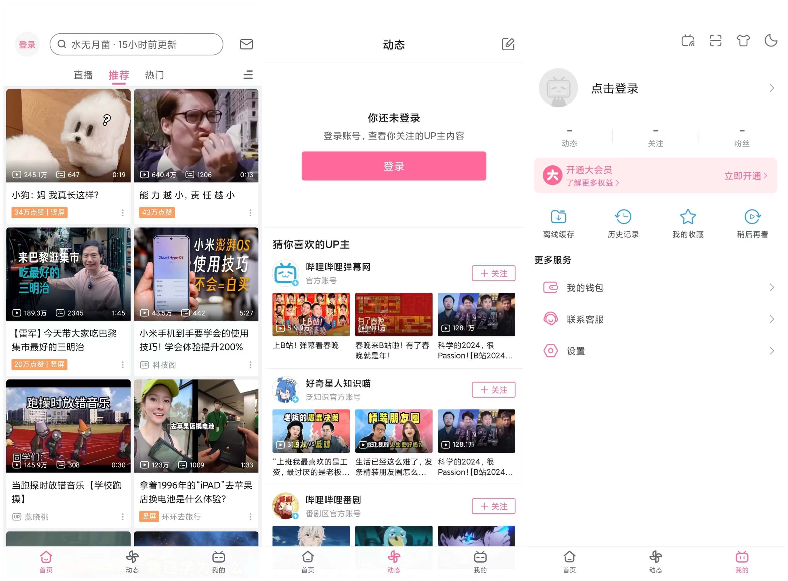 Bilibili Google精简版截图