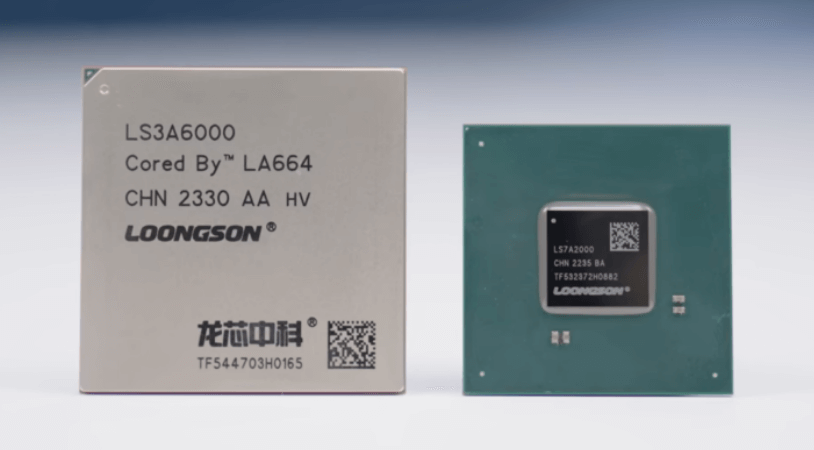 龙芯 3A6000 CPU 在时钟频率测试中达到与酷睿 i5-14600K 相同性能，可超频至 3 GHz