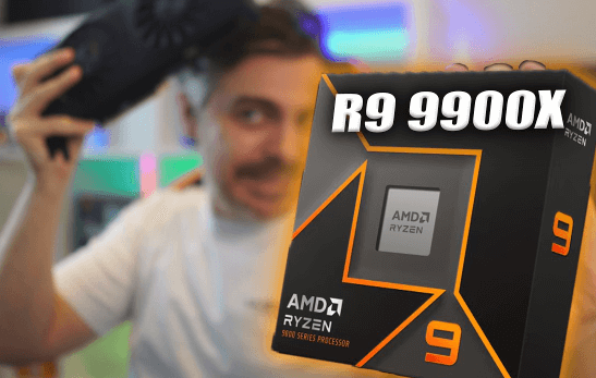 Ryzen 9 9900X游戏性能实机表现首曝，对手是7800X3D