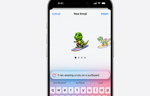 iOS 18.2 中 Genmoji 功能如何使用？