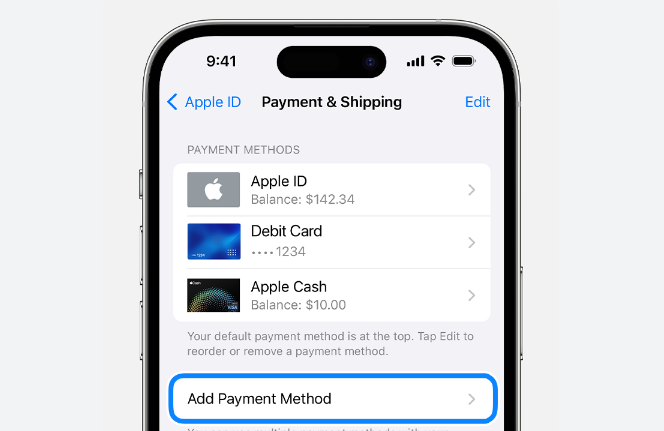 Apple 付款方式在哪里?如何添加或删除?