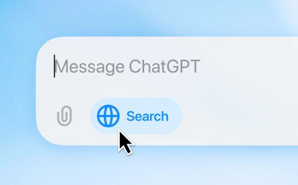 ChatGPT 搜索网页功能免费用户也可使用,使用方法如下
