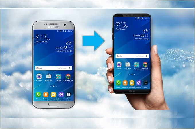 苹果/安卓手机传数据到另一个手机上？通用方法分享