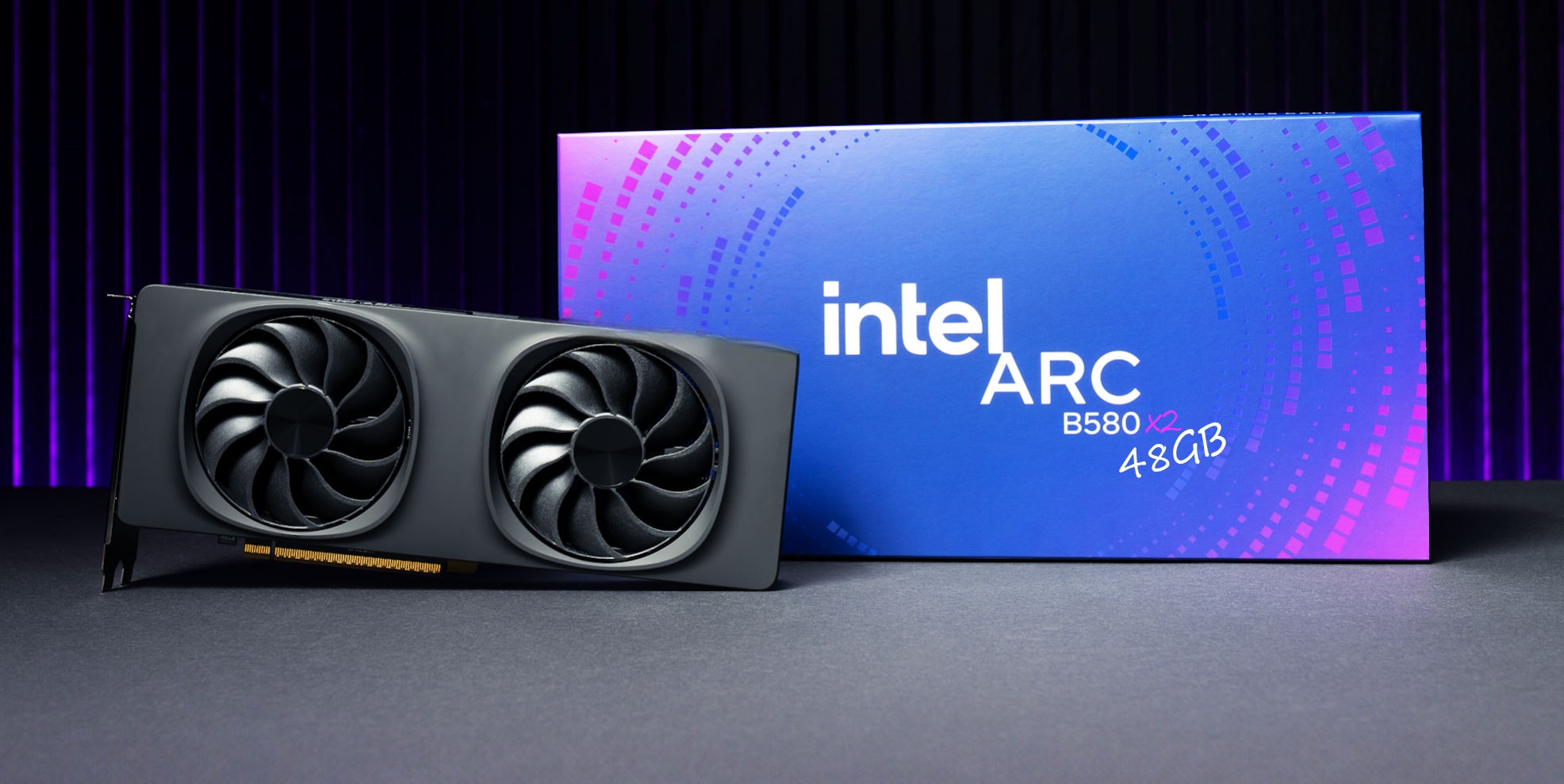 48GB显存!intel这新显卡比RTX 5090还夸张