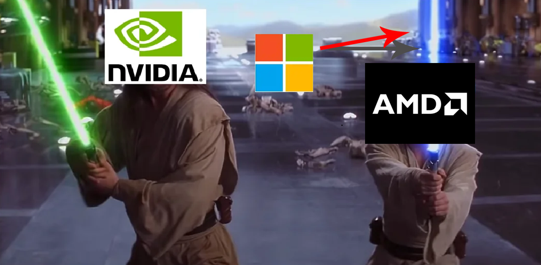 向英伟达贴脸开大，微软新活儿让AMD显卡「兼容」CUDA