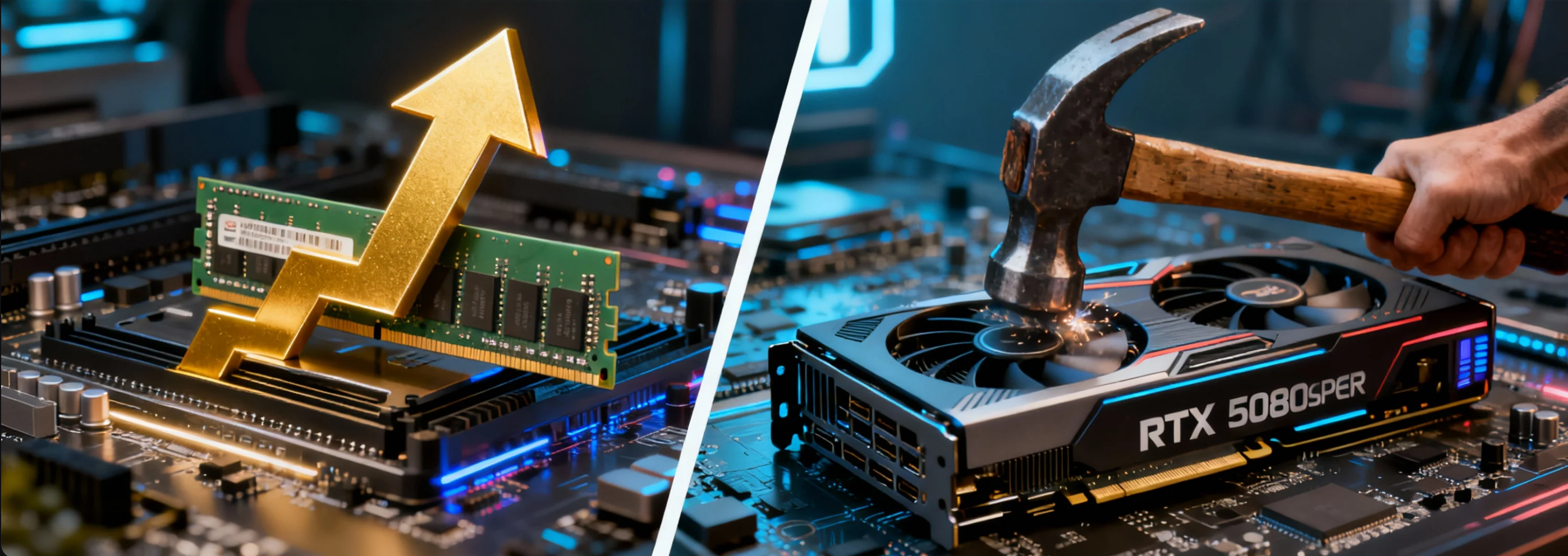 涨得比黄金还夸张的内存，把RTX 50 Super显卡涨没了？